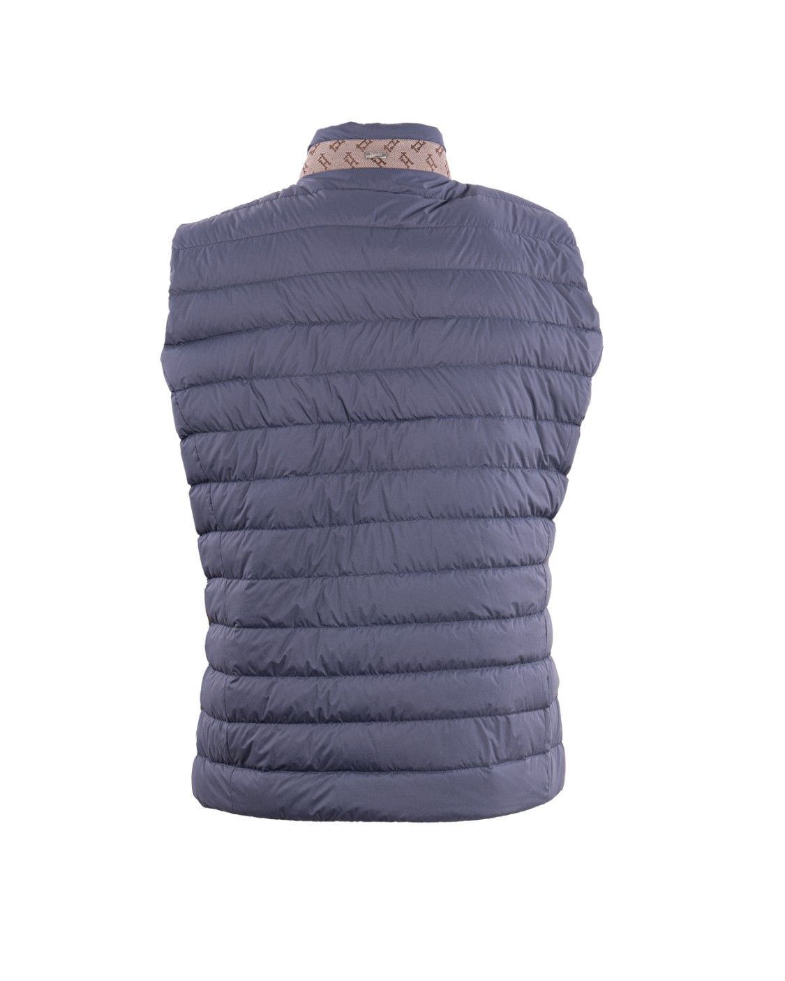 shop HERNO  Gilet: Herno smanicato in ecoage e monogram.
Vestibilità regolare.
Collo alto.
Dettagli in monogram.
Chiusura con zip a doppio cursore.
Tasche a filetto.
Imbottitura in piuma.
Composizione: 100% Poliammide.
Made in Armenia.. PI001100U 12456-9202 number 6992905